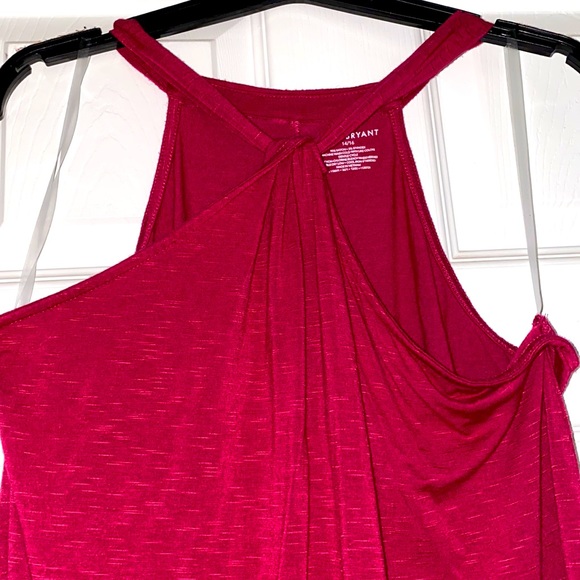 Lane Bryant Red Soft Halter Top - Picture 3 of 6